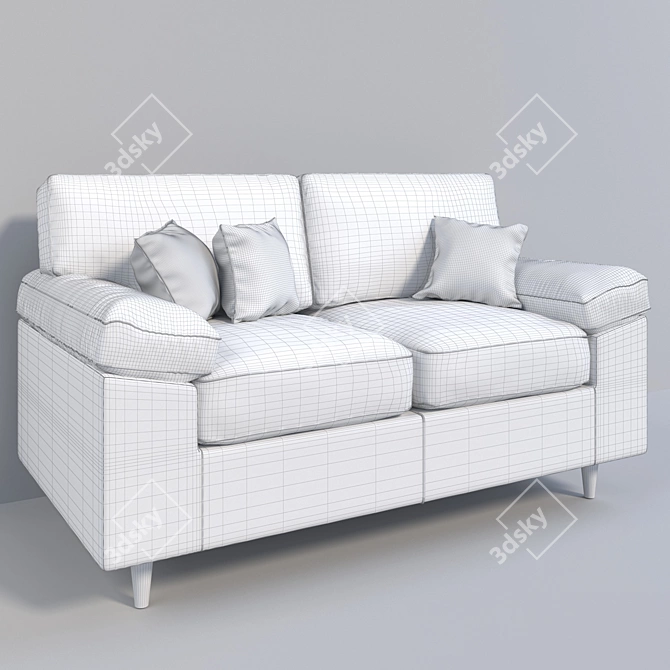 Jysk Lansing Gedved Loveseat 3D model image 2