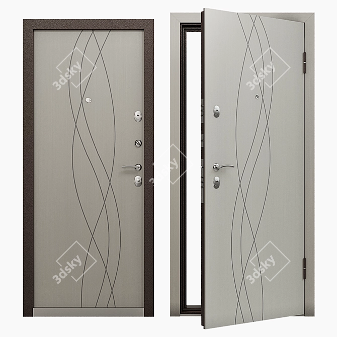 Torex Delta M 10 - Durable Entrance Door 3D model image 1