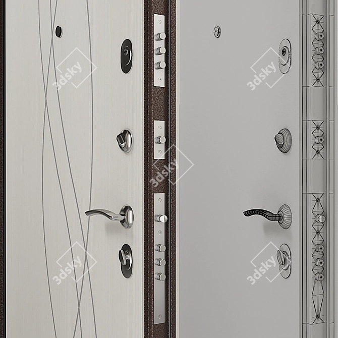 Torex Delta M 10 - Durable Entrance Door 3D model image 2