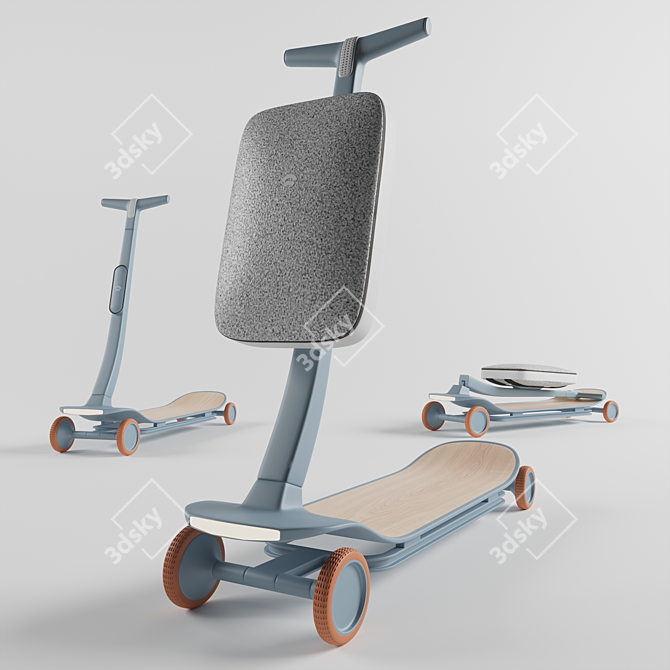 Nio AI-Driven Electric Scooter 3D model image 1