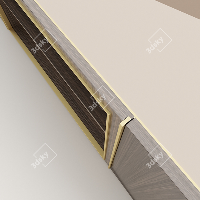 Modern TV Unit: FRATO BERGEN 3D model image 3