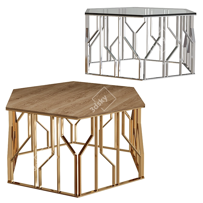 Sleek RSE Coffee Table 3D model image 1