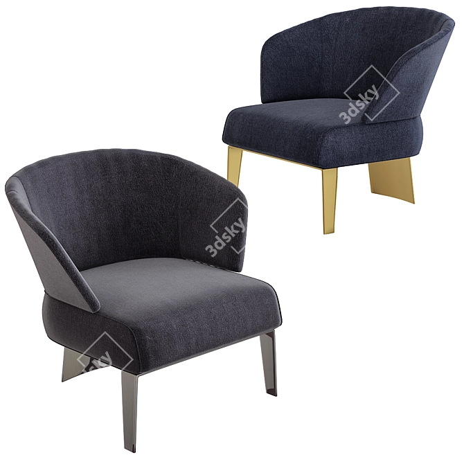 Elevate Your Comfort: Creed Lounge 3D model image 1