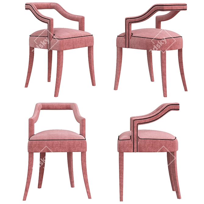 Nanook Dining Chair by Brabbu 3D model image 1