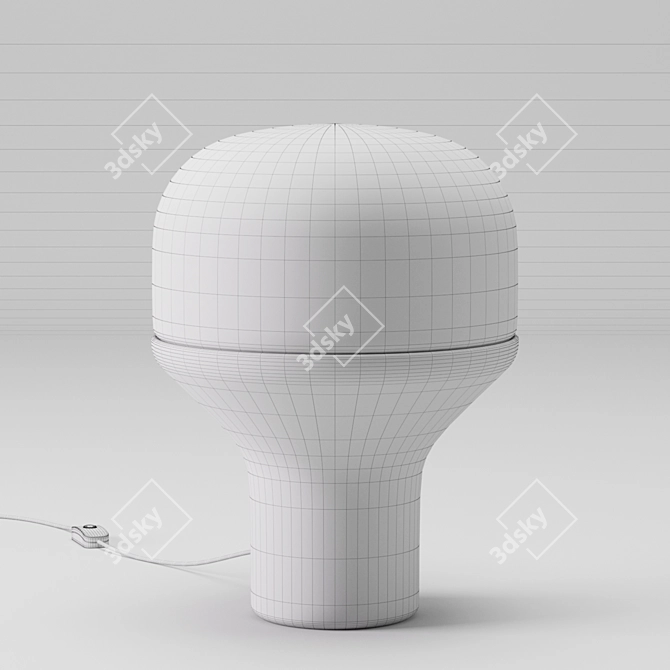 Elegant Delux Lamp: Illuminate with Martinelli Luce 3D model image 3