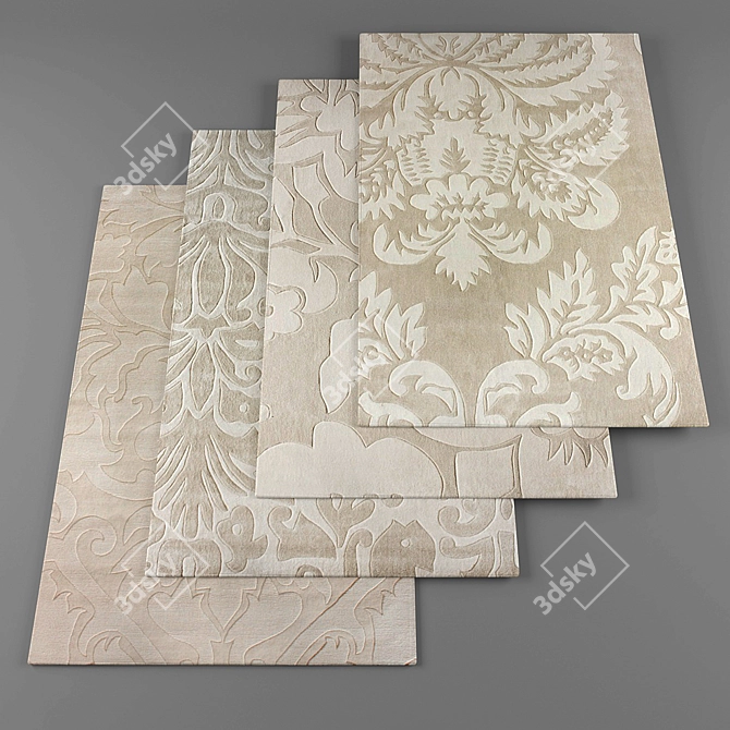 NuLoom Rugs Collection: Exquisite Flooring 3D model image 1