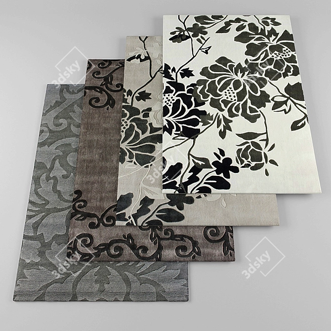 NuLoom Rugs Collection: Perfectly Crafted Floor Art 3D model image 1