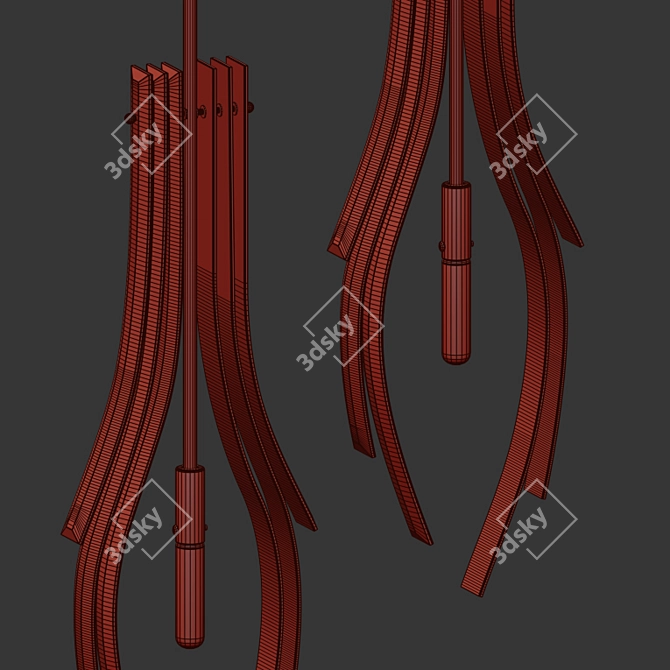 Elegant Sans Souci Luxury Forks 3D model image 2