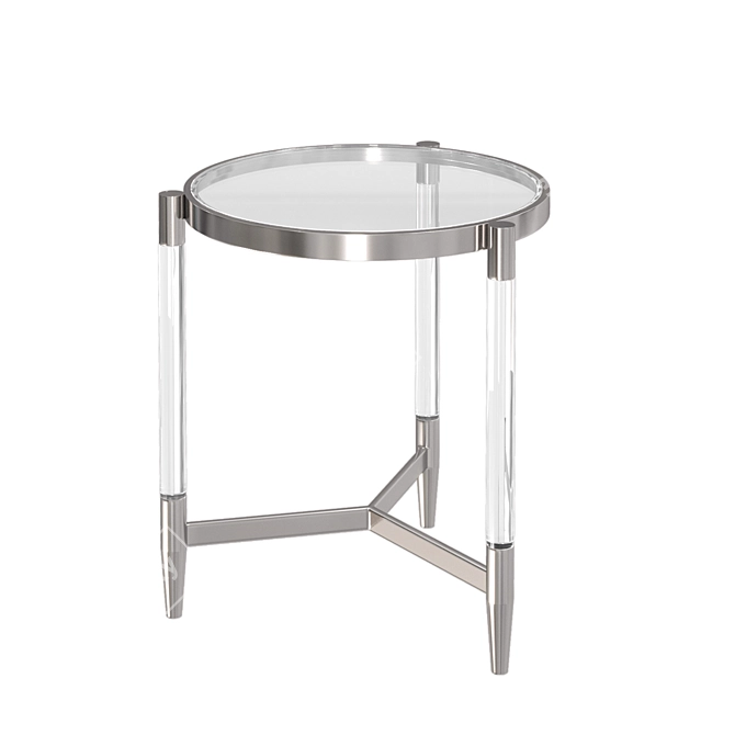 Elegant Sterling Glass Coffee Table 3D model image 1