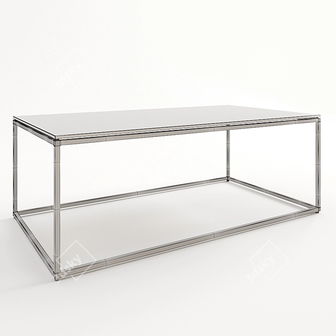 Sleek West Elm Coffee Table 3D model image 2