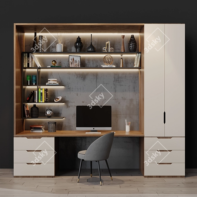 WorkSpace14: Modern, Spacious, and Versatile 3D model image 1