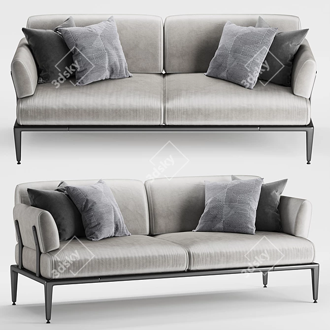 Speedy Flex Modular Sofa 3D model image 1