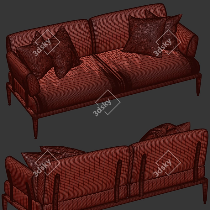 Speedy Flex Modular Sofa 3D model image 3