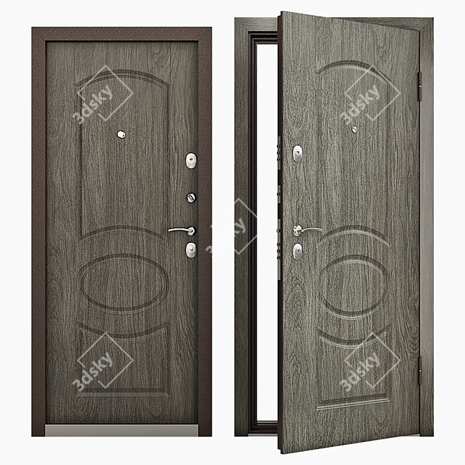 Durable and Secure: Torex Delta M 10 Entrance Door 3D model image 1