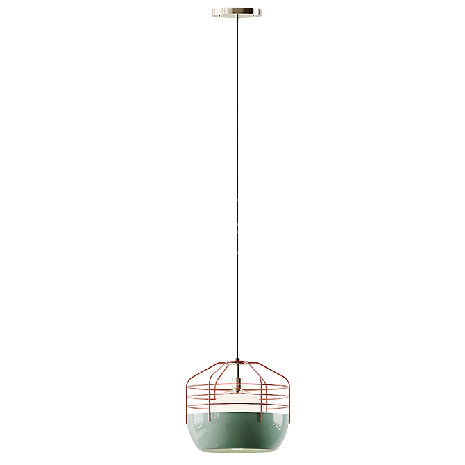 Sleek City Pendant Light: Jonah Takagi 3D model image 8