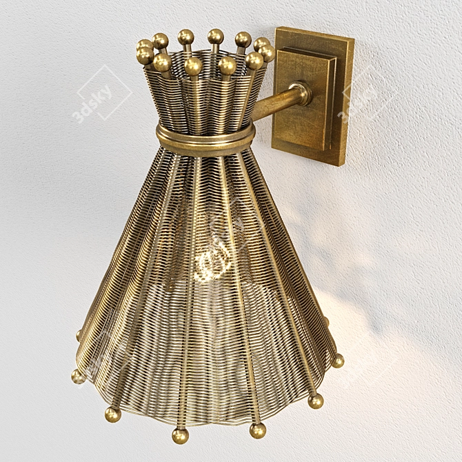 Tropical Glow Sconce by Eichholtz 3D model image 2