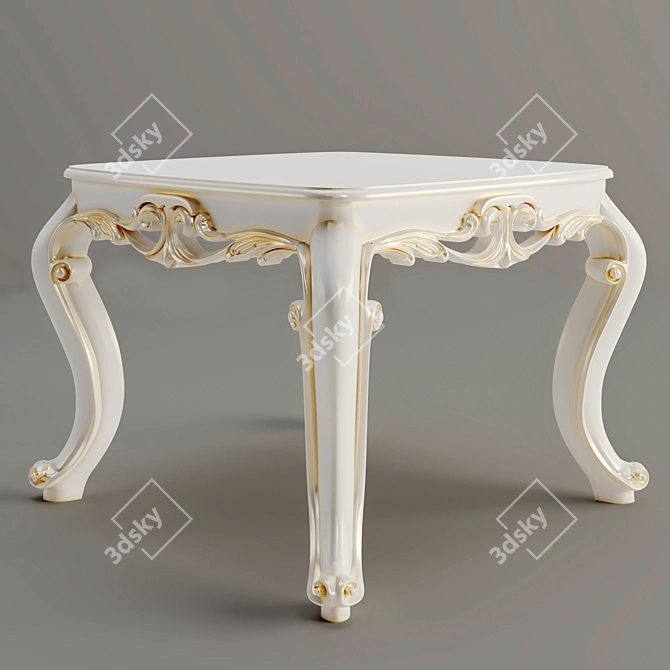 Timeless Elegance Classic Coffee Table 3D model image 3