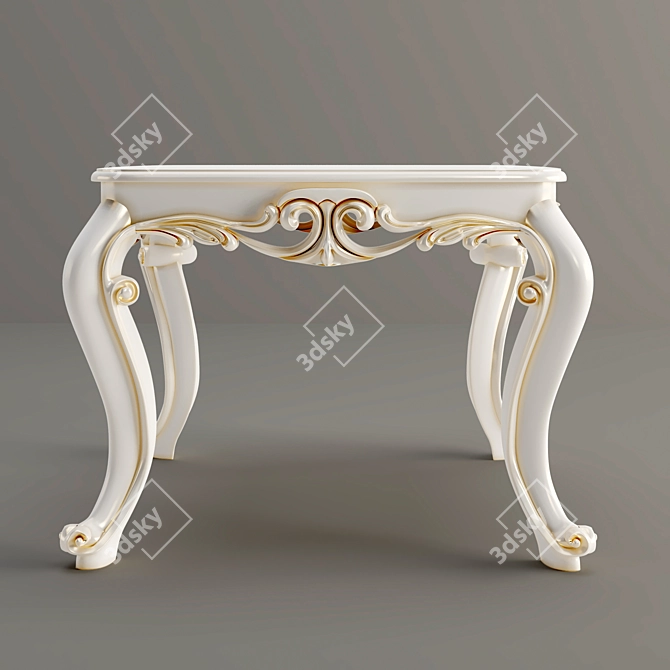 Timeless Elegance Classic Coffee Table 3D model image 1