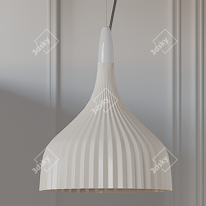 Kartell E' Pendant: Stylish Ceiling Light 3D model image 2