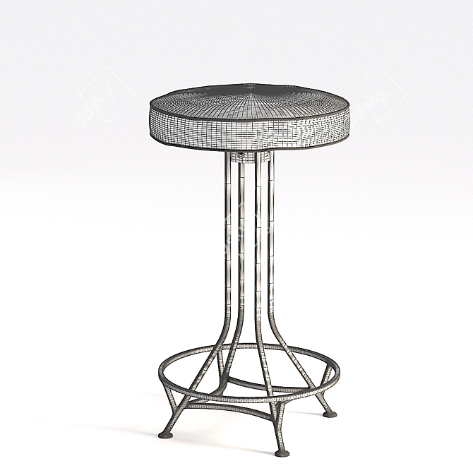 Livi Counter Stool: Sleek and Stylish Seating 3D model image 3