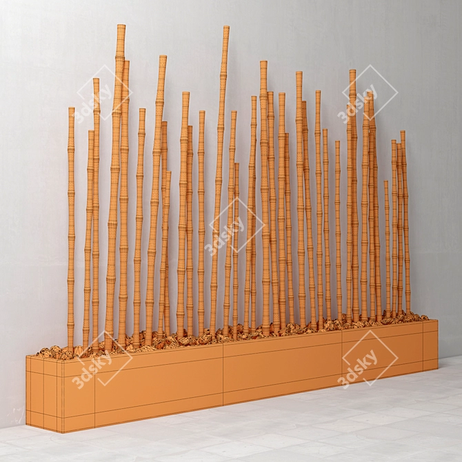 Bamboo Fundament: River Stone Elevation 3D model image 3