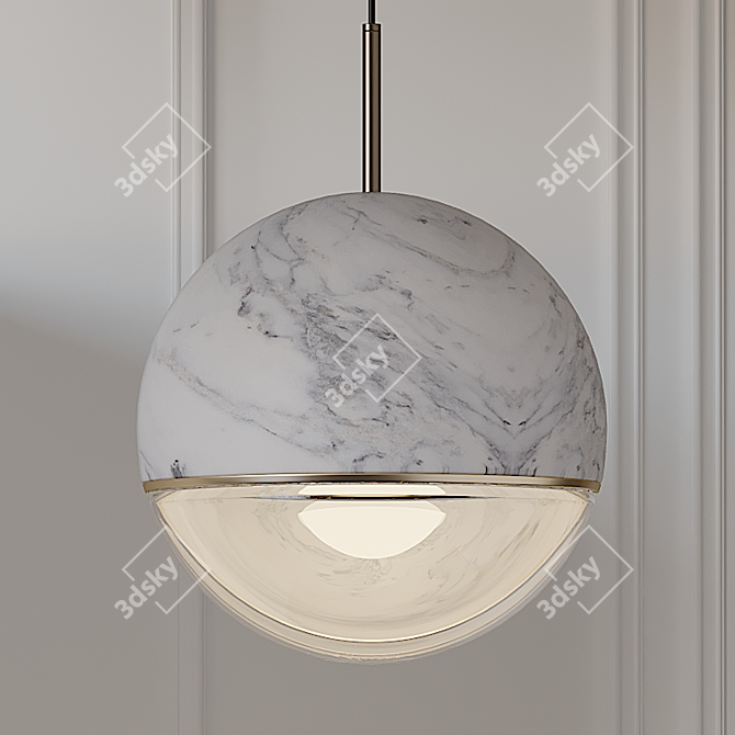 Wandering Star Pendant Light 3D model image 3