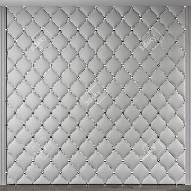 Title: Modern Wall Panel Design 3D model image 1