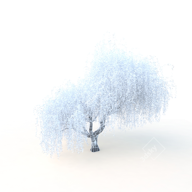 Willow Tree 3D Model Kit 3D model image 2