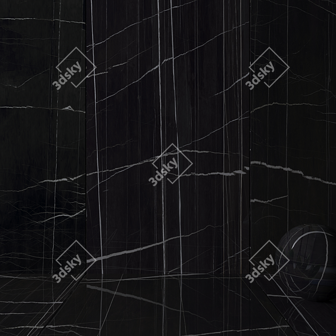 Sahara Noir HD Wall Tiles 3D model image 2