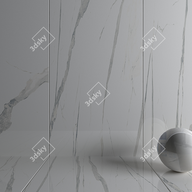 Title: HD Multi-Texture Wall Tiles 3D model image 3