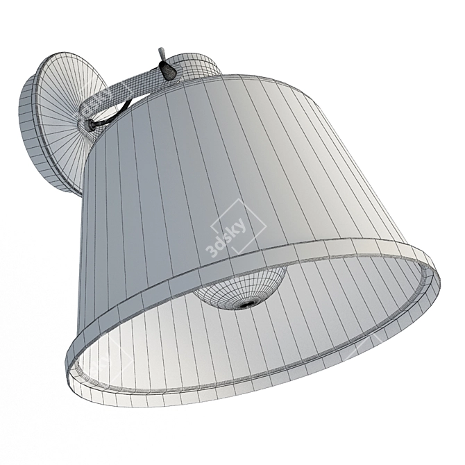 Lacreu Vintage Wall Lamp: Traditional & Contemporary Design 3D model image 3