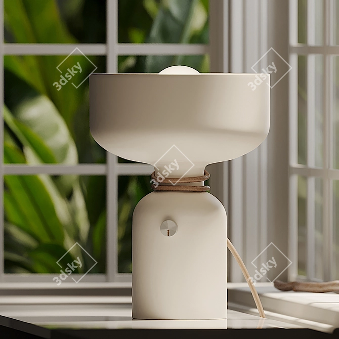 Sleek Spotlight Table Lamp 3D model image 3