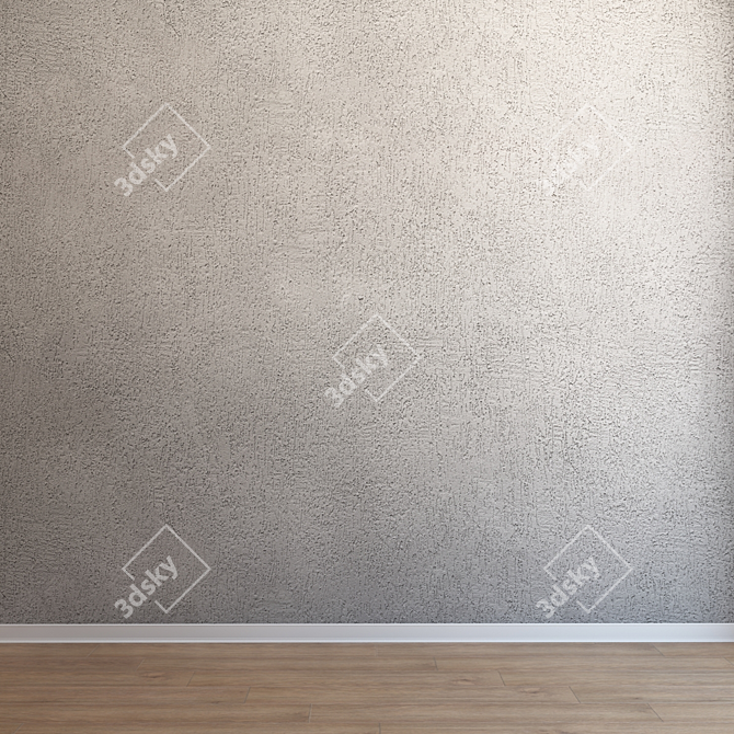 Seamless Stucco HD Texture 3D model image 3