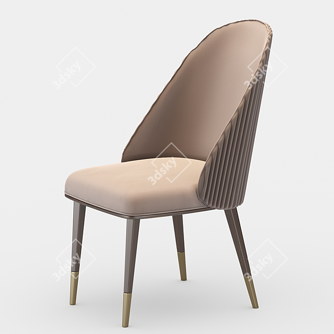 Sophisticated Capital Collection Chair 3D model image 2