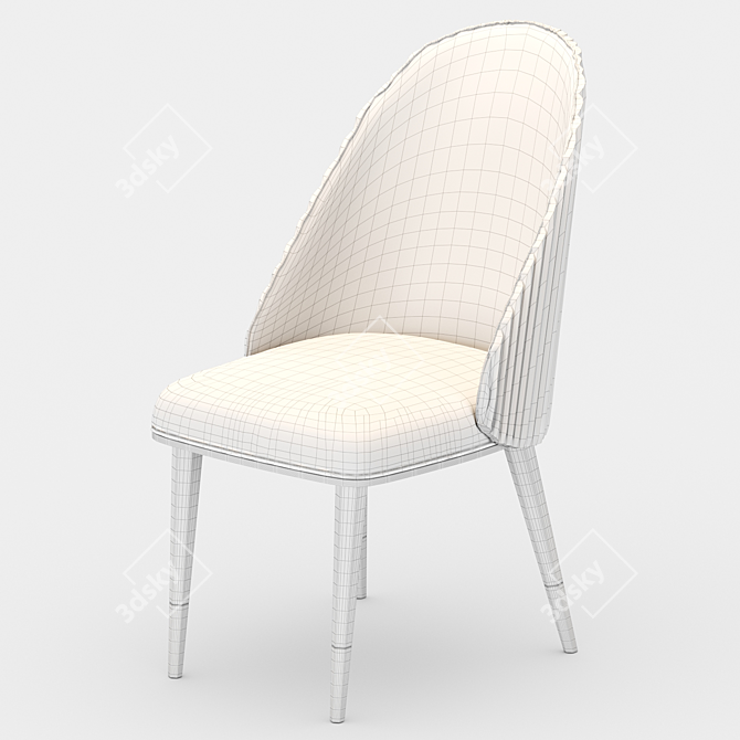 Sophisticated Capital Collection Chair 3D model image 3