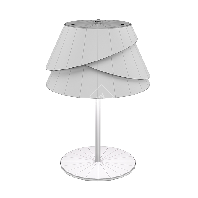 Alboran Metal Table Lamp - 5863 OM 3D model image 2