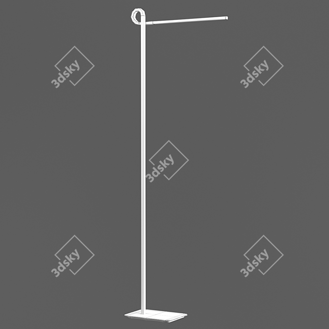 CINTO 6145 Floor Lamp: LED, Dimmable, Warm Light 3D model image 2