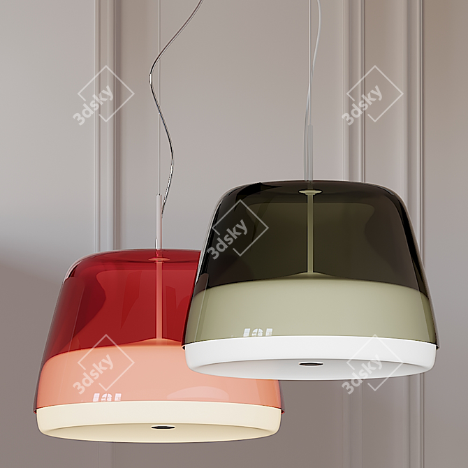 Elegant Prandina Pendant Light 3D model image 2