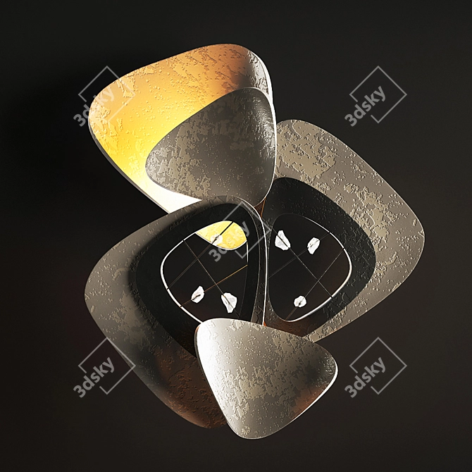 Modern Hendrix Sconce Light 3D model image 1