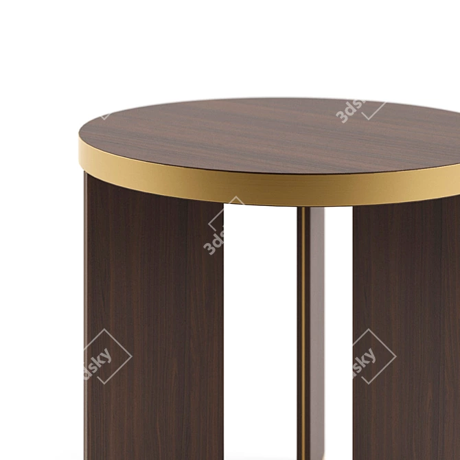 Frato NAGOYA Side Table: Chic and Compact Design 3D model image 3