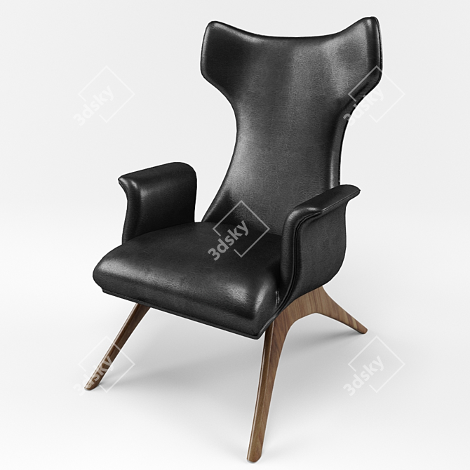 Sleek Ondine Chair: Vladimirkagan 3D model image 1