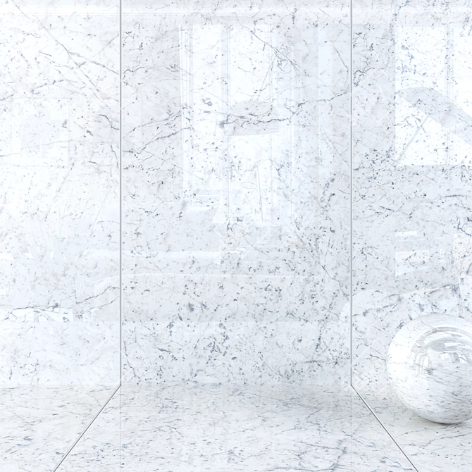 Charme Extra Carrara Wall & Floor Tiles 3D model image 1