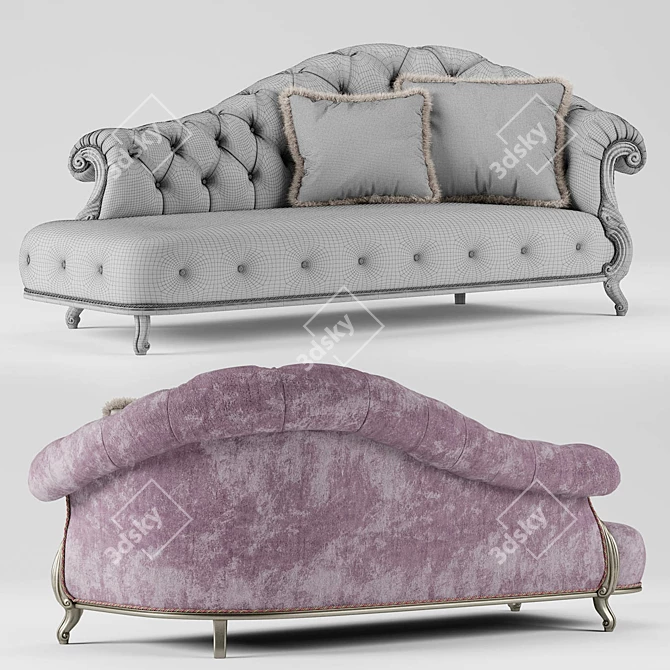 Title: Audrey Ottoman - Ravasi Salotti 3D model image 3