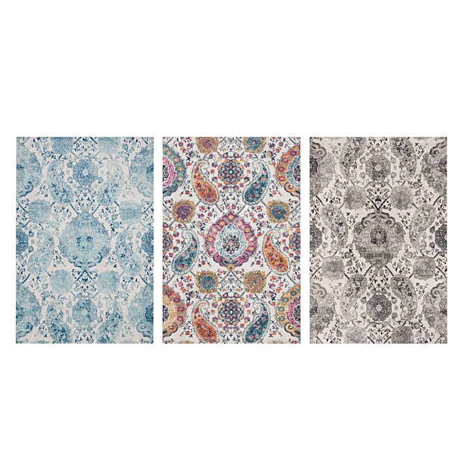 Premium Carpet Set: High-Quality Textures, Multiple Variants 3D model image 3