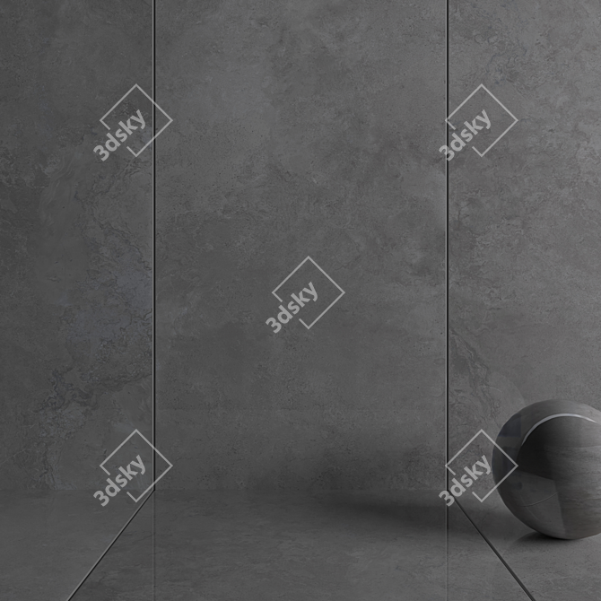 Alpes Wide Lead Wall/Floor Tiles 3D model image 3