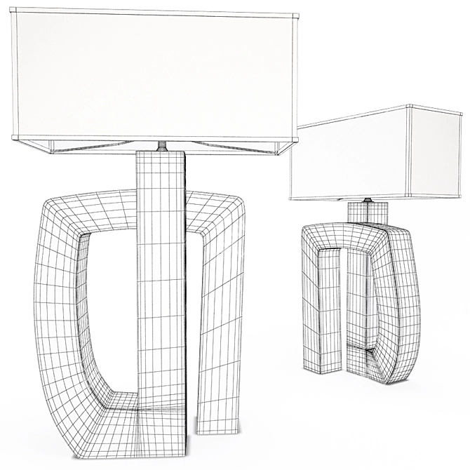 3D Charolles Table Lamps 3D model image 2