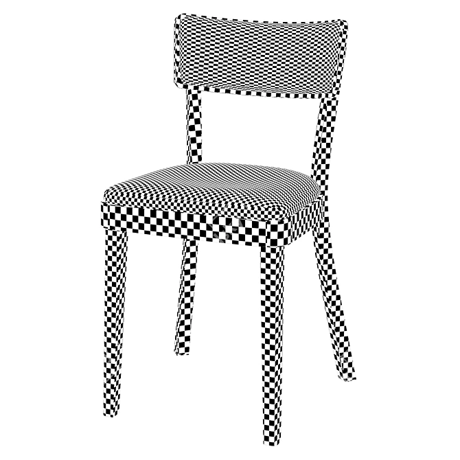 Fameg A-9449 Solid Chair: Sleek Design, Comfortable Seating 3D model image 2