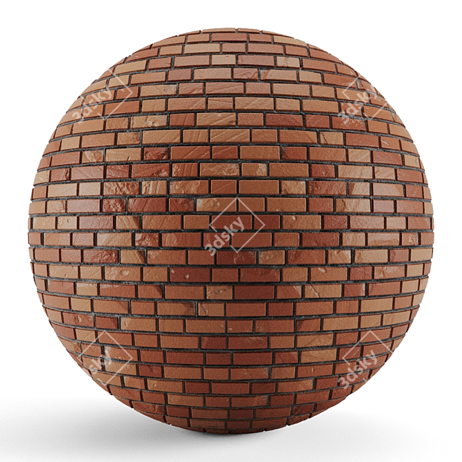 Vintage Brick Shaders: 8k PBR 3D model image 1