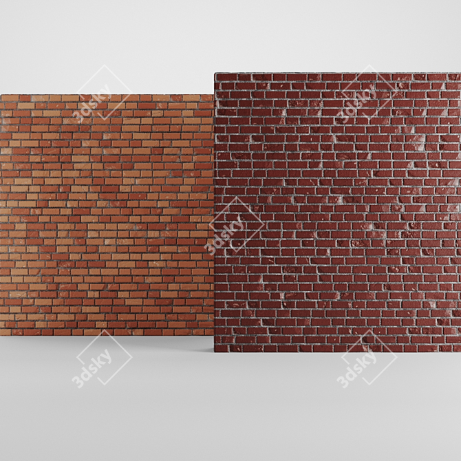 Vintage Brick Shaders: 8k PBR 3D model image 3