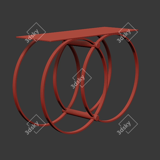 Contemporary Console Table | Versatile Design 3D model image 3